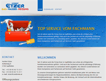 Tablet Screenshot of etzer.net